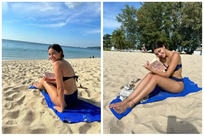 Ananya-Panday-hot-blue-bikini-vacationa