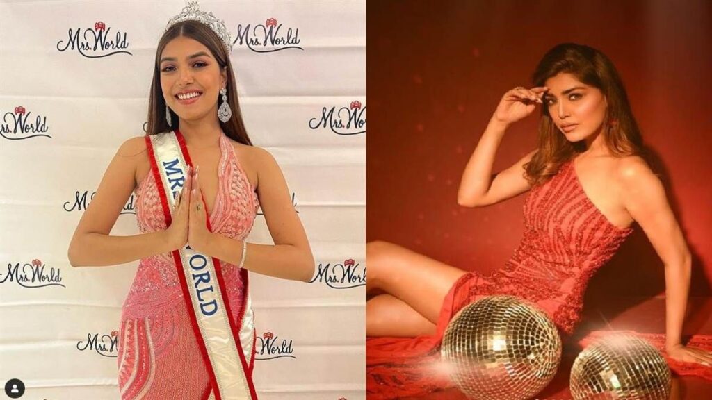 Sargam Kaushal became Mrs. World 2022