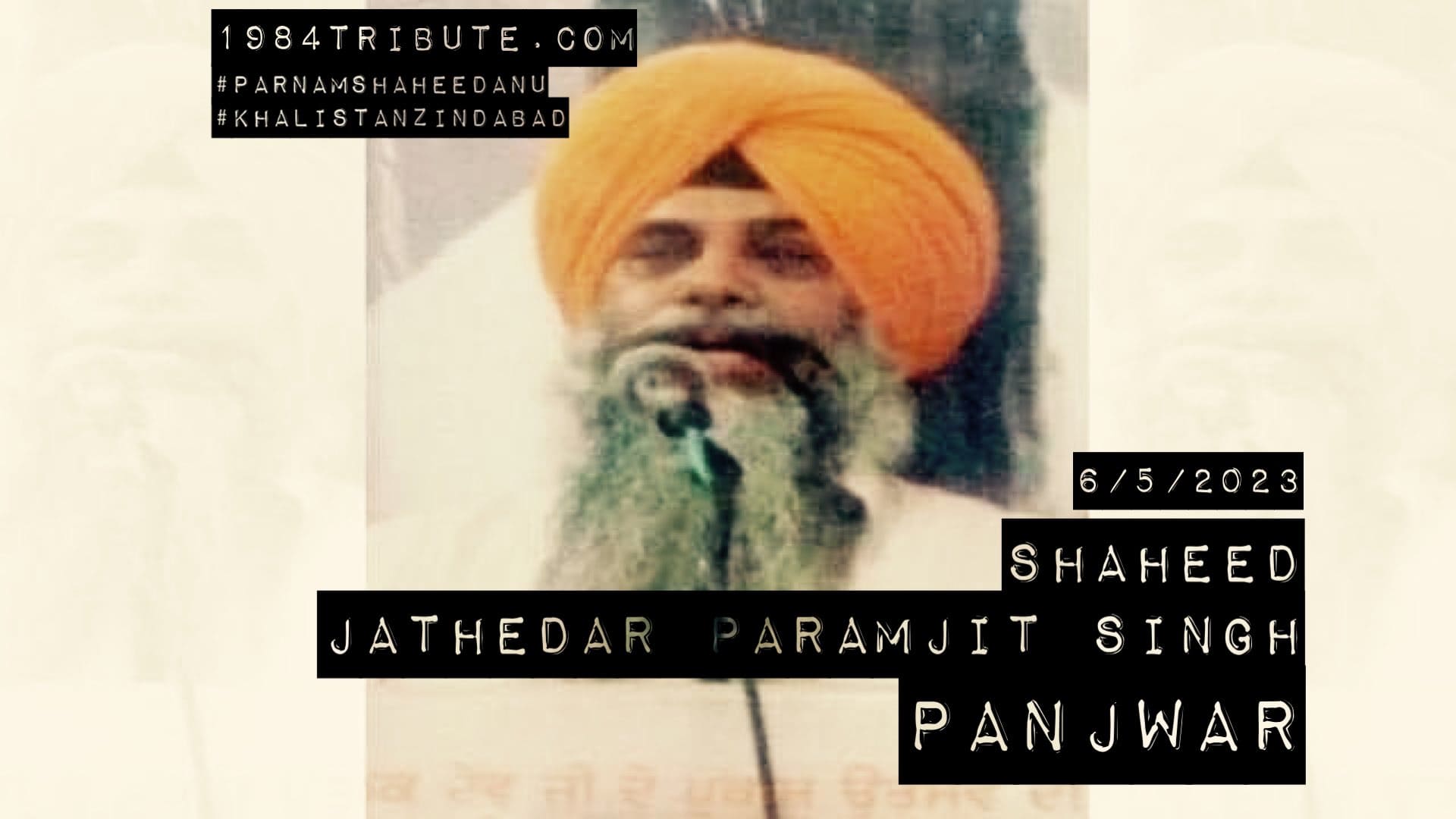 Khalistani terrorist Paramjit Singh Panjwad 