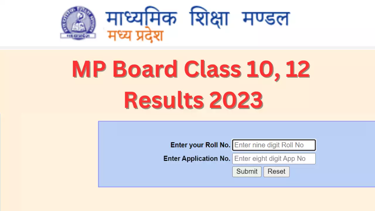 MPBSE 10th, 12th Result 2023 MP Board 10th Result 2023