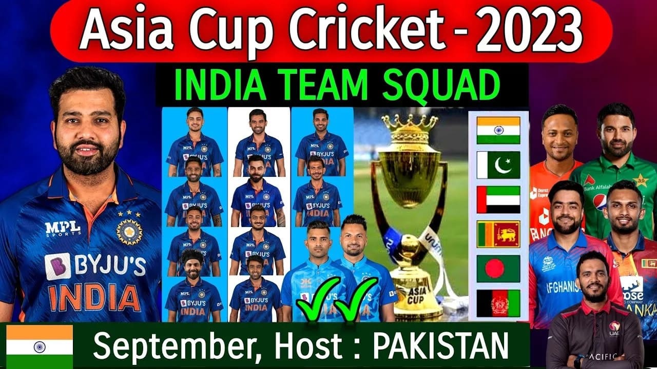 Asia Cup 2023 Team India Full Squad
