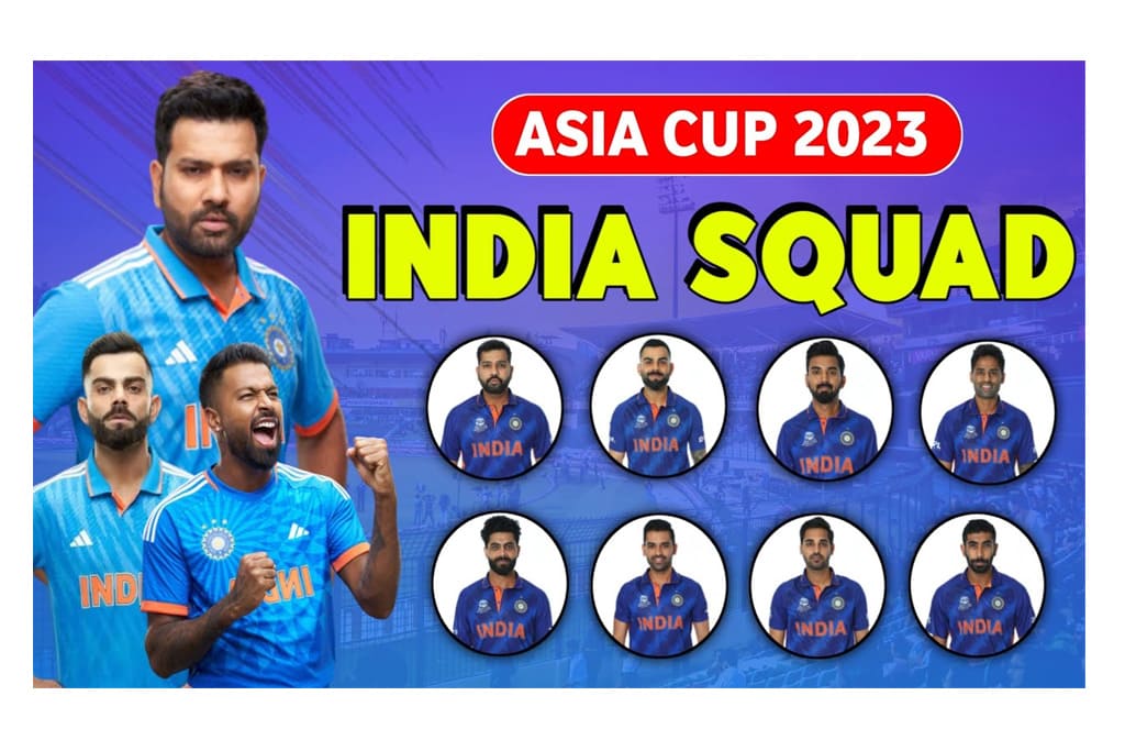 Asia Cup 2023 Team India Full Squad