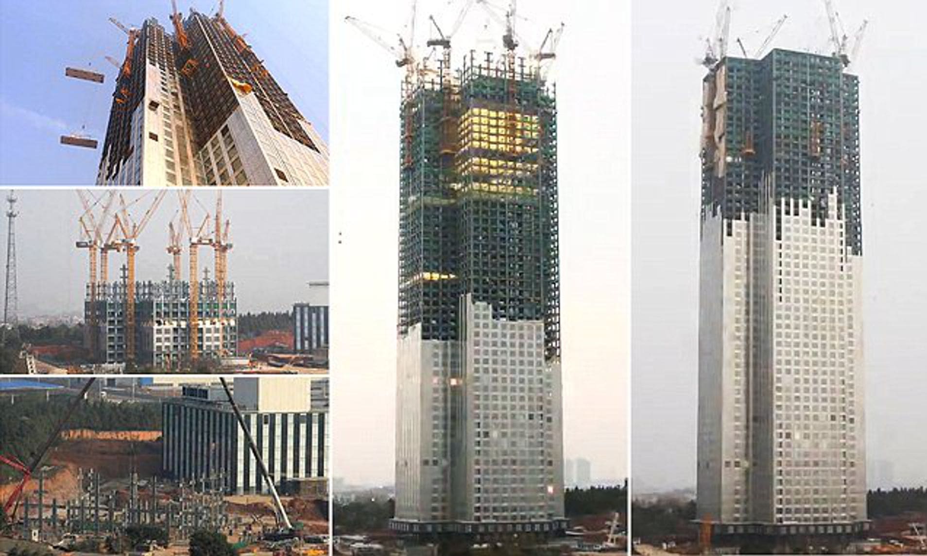 Chinese build 57-storey skyscraper in 19 dayss (1)
