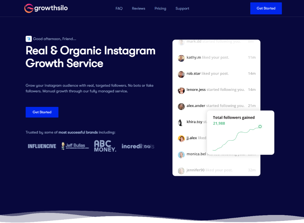 Growthsilo — Manual Instagram Growth Tool