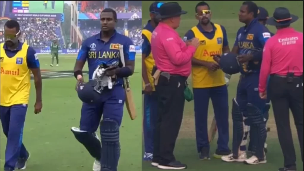 Angelo Mathews Timed Out