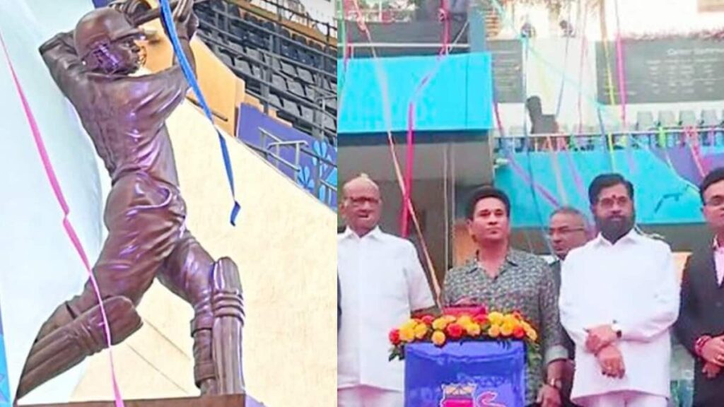 Sachin Tendulkar Statue Wankhede Stadium