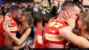 Super Bowl 2024 Taylor Swift celebrates boyfriend Travis Kelce's NFL win
