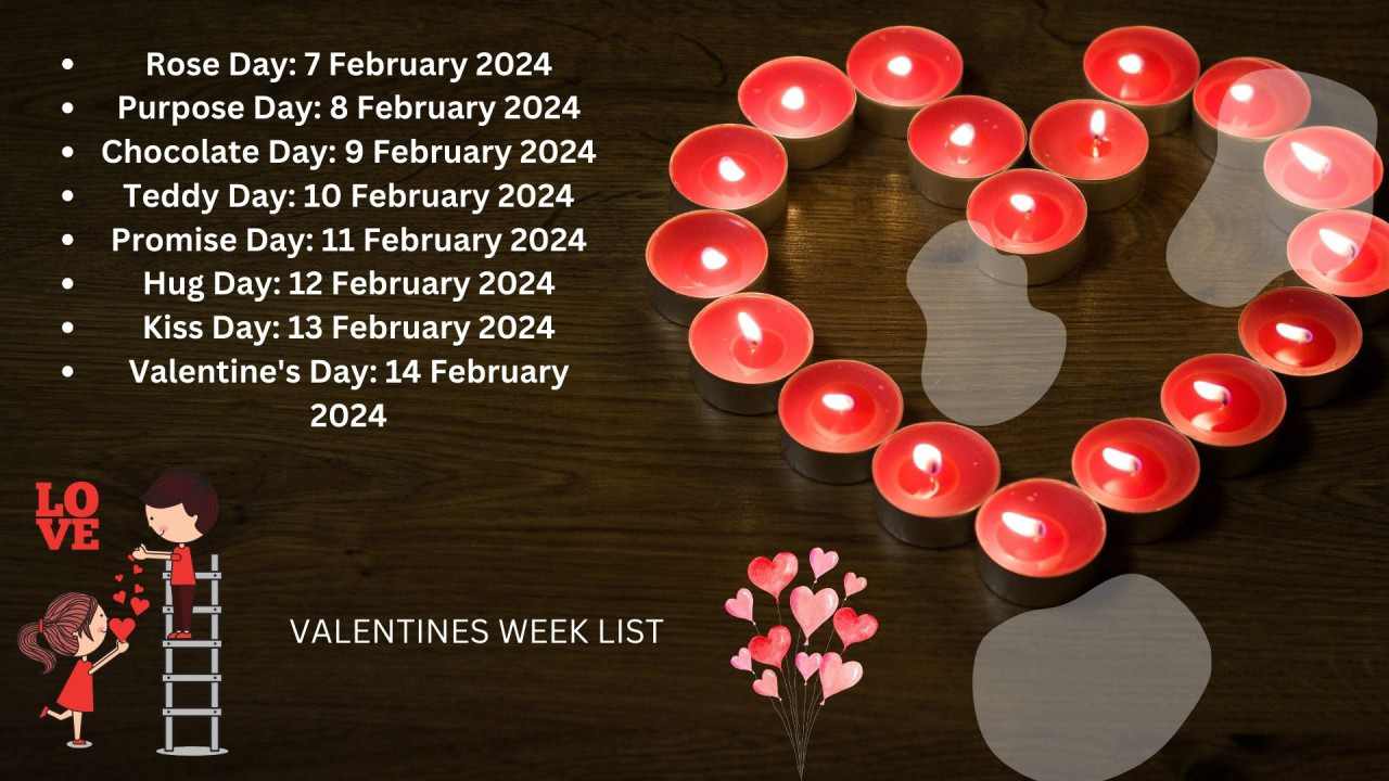 valentine week list 2024 hindi