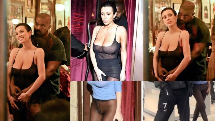 Kanye West wife Bianca Censori viral video