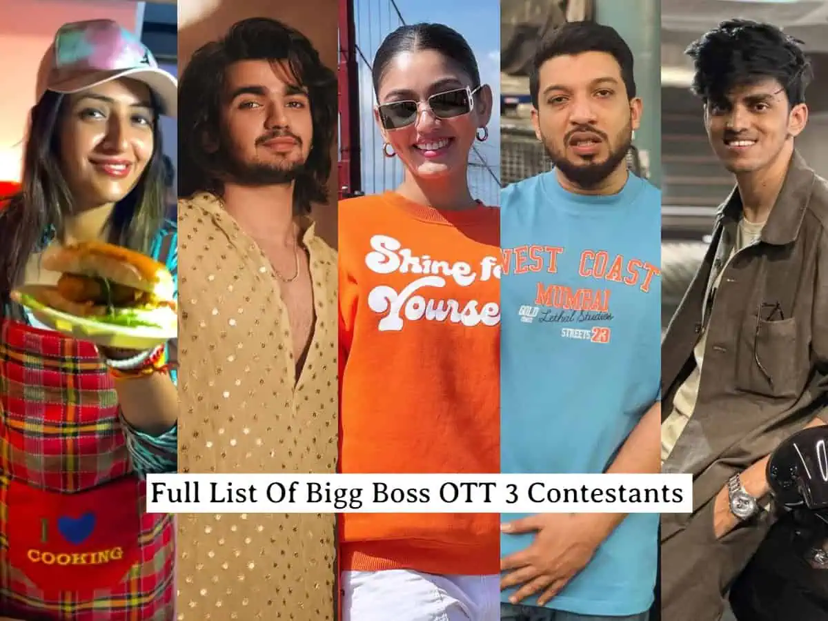 Bigg Boss OTT 3 full and final list of 15 confirmed contestants