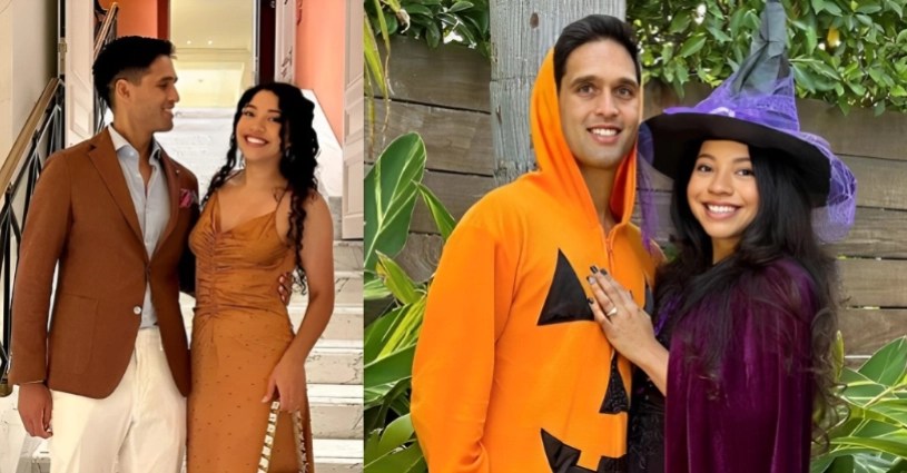 Who is Jasmine Siddharth Mallya gets engaged to his girlfriend in Halloween party