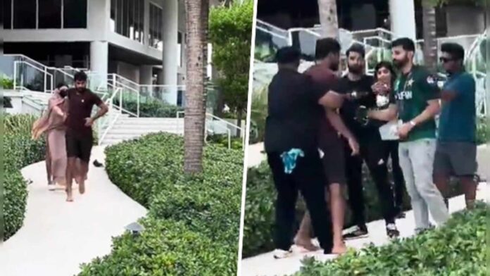 Watch Haris Rauf confront a fan in Florida