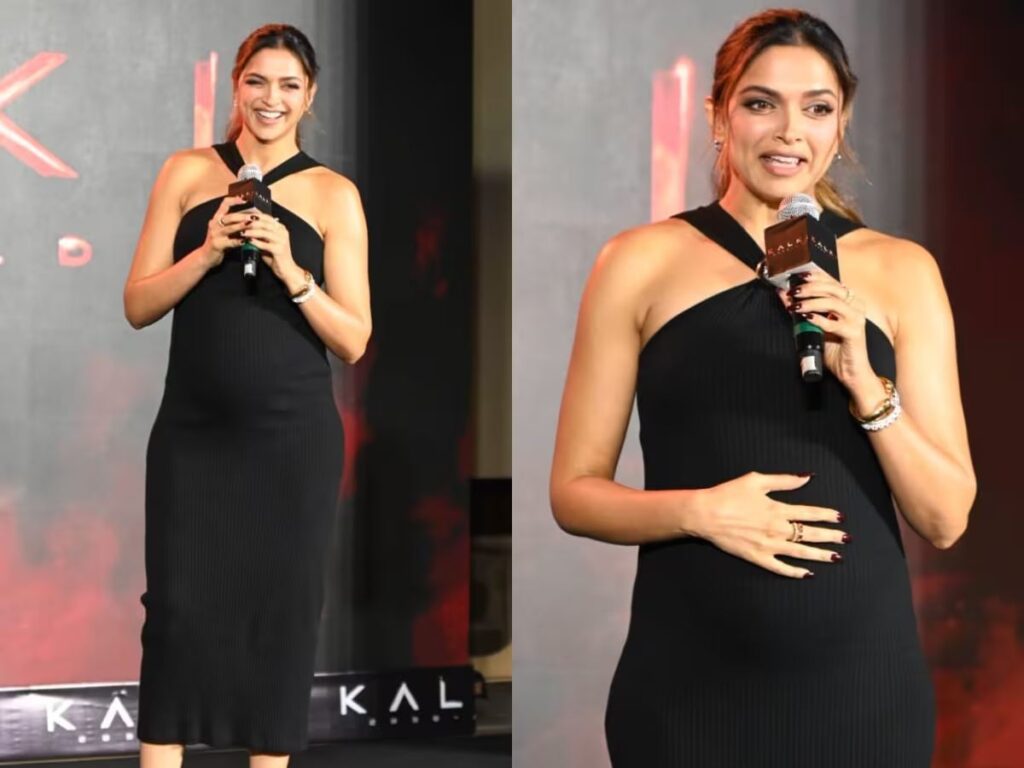 Deepika Padukone shows off baby bump