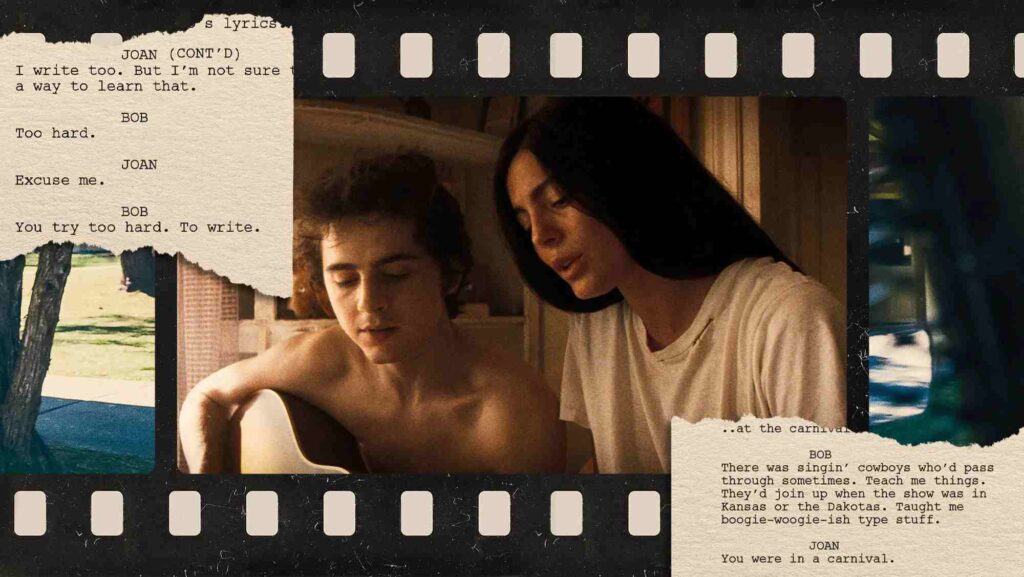 Bob Dylan and Joan Baez On-Screen Chemistry