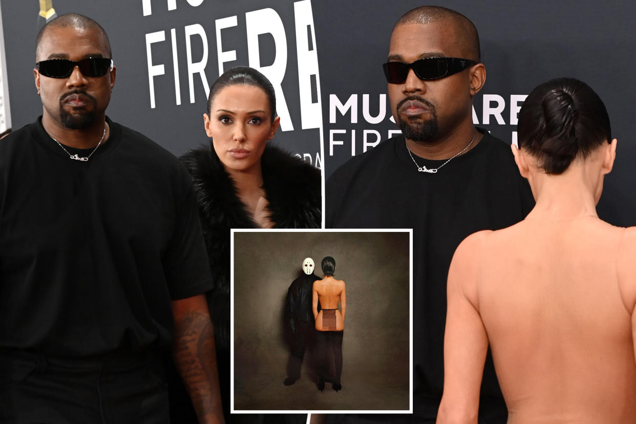 Kanye West and Bianca Censori's inappropriate Grammys 2025