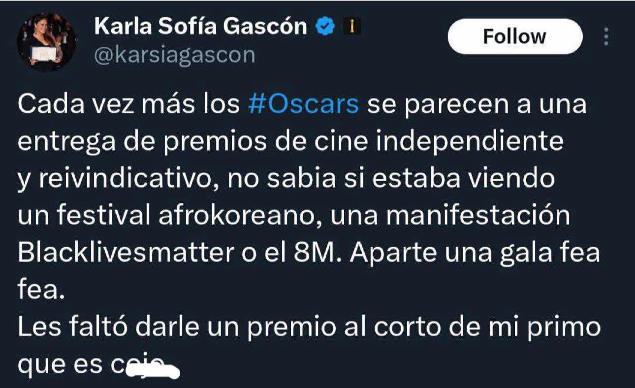 Netflix Drops Karla Sofía Gascón