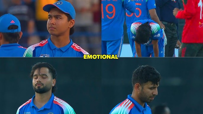 India A Players Crying After Lost Semi Final Match Vs Ban