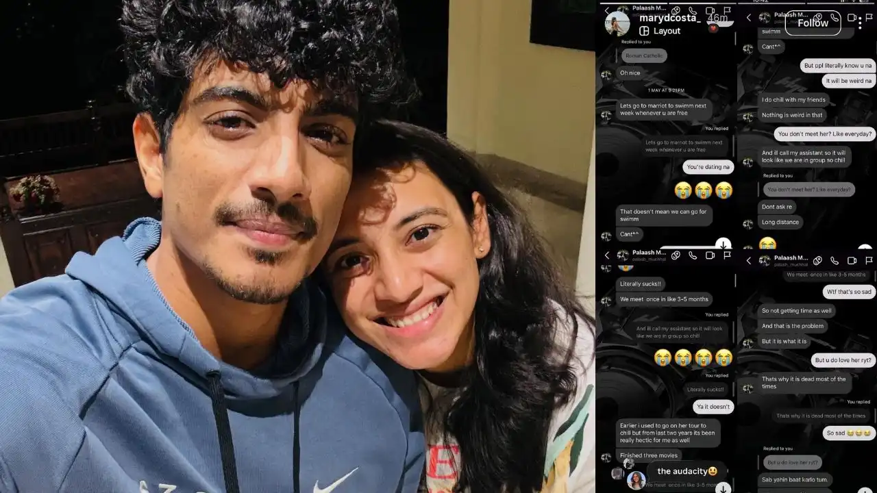 Did Palash Muchhal Cheat on Smriti Mandhana Before Their Wedding? Leaked Chats Spark Controversy