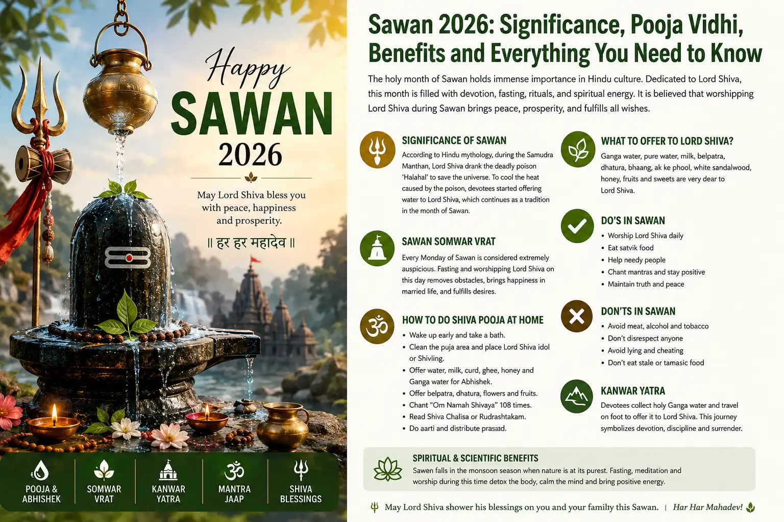 Sawan 2026 सावन का महीना 2026